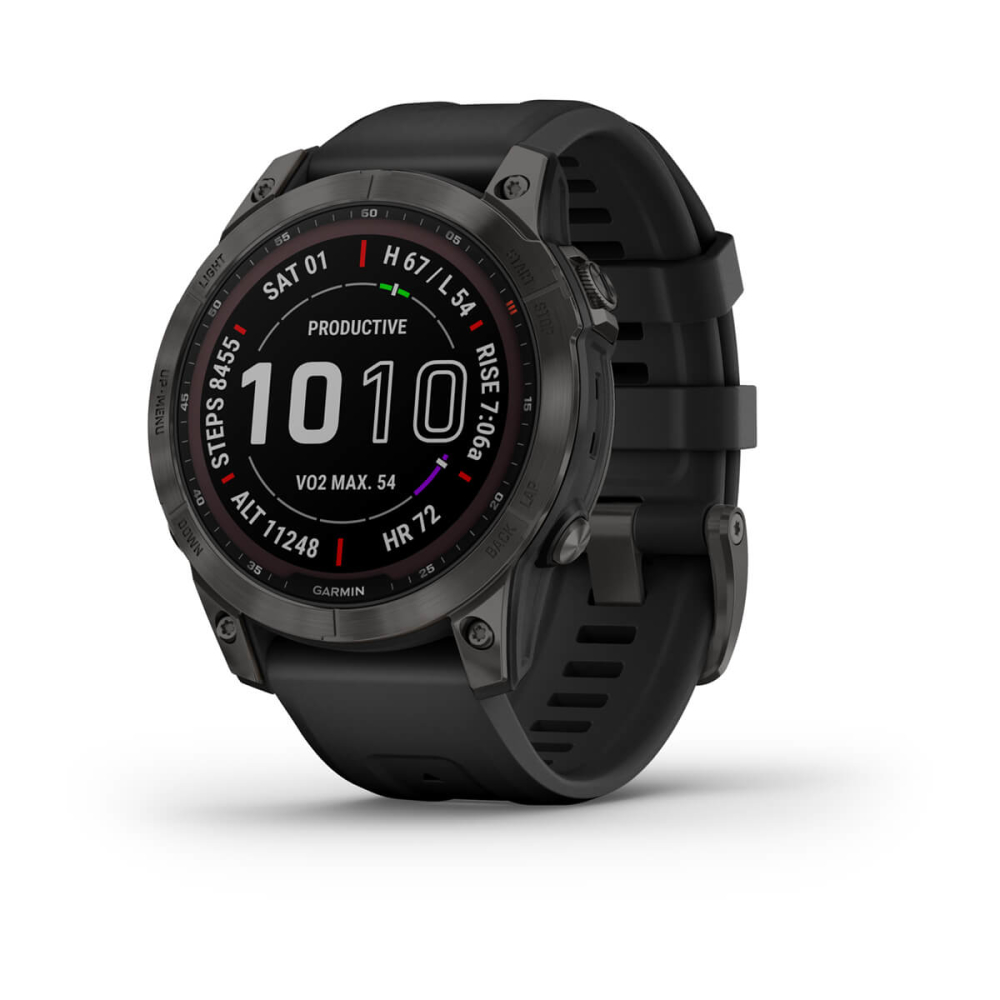 GARMIN-Fenix-7-Sapphire-SOLAR-Carbon-Gray-Titanium-crni-remen-010-02540-21-1