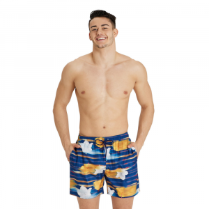 ARENA Beach Boxer Allover - Muške kupaće kratke hlače